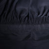 Secondhand Yves Saint laurent Black Velvet Dress with Ruffle Shoulders and High-Low Skirt - '80s
