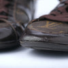 Secondhand Louis Vuitton Globe-Trotter Monogram Canvas & Patent Leather Sneakers - '00s