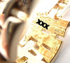 Cartier Maillon Panthere Diamond 5 Row Hoop Yellow Gold Earrings Secondhand