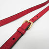 Secondhand Miu Madras Red Leather Bag