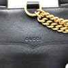 Secondhand Gucci Animalier Black Leather Bag