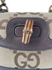 Gucci Bamboo 1947 Top Handle Bag Jumbo GG Canvas