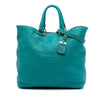 Prada Vitello Daino Canapa Logo Open Convertible Tote Secondhand