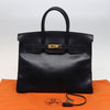 Secondhand Hermès Birkin 35 Black Leather Bag
