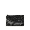 Prada Calfskin Diamond Pleated Clutch Secondhand