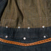 Secondhand Christian Dior by John Galliano Vintage Leather Embellished Denim Bar Jacket - '00s