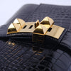 second hand Hermès Shiny Alligator Medor Clutch