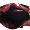 second hand Balmain Medium Anthem Leather Shoulder Bag Burgundy