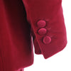 Gucci by Tom Ford Red Cotton Velvet Pantsuit - '90s