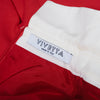Secondhand Vivetta Red Mini Dress with Decorative Details - '10s