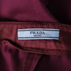 Secondhand Prada Purple Silk Co-Ord Set Tunic Top & Tailored Trousers- '90s