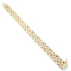 Secondhand Cartier Maillon Panthere Diamond Five-Row Link Gold Bracelet - '20s