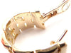Cartier Maillon Panthere Diamond 5 Row Hoop Yellow Gold Earrings Secondhand