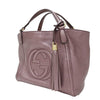 Secondhand Gucci Soho Purple Leather Bag