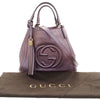 Secondhand Gucci Soho Purple Leather Bag