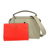 Secondhand Fendi Dot Com Beige Leather Bag