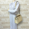 Secondhand Fendi Dot Com Beige Leather Bag
