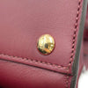 Secondhand Fendi Peekaboo Burgundy Leather Bag