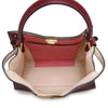 Secondhand Fendi Peekaboo Burgundy Leather Bag