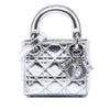 Dior Micro Metallic Crinkled Calfskin Cannage Lady Dior Secondhand