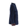 Secondhand Blumarine Navy Velvet Skirt Suit With Fur Cuffs - '00s