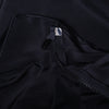 Secondhand Yves Saint laurent Black Velvet Dress with Ruffle Shoulders and High-Low Skirt - '80s