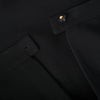 second hand Chanel Spring 1997 Black Wool CC Button Skirt Suit- '90s
