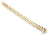 Secondhand Cartier Maillon Panthere Diamond Five-Row Link Gold Bracelet - '20s
