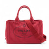 Prada Canapa Convertible Tote Printed Canvas