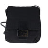 Secondhand Fendi Mamma Baguette Black Canvas Bag