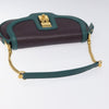 Secondhand Louis Vuitton Trapezio Purple Leather Bag
