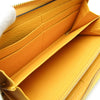 Secondhand Gucci Logo Yellow Leather Accessories