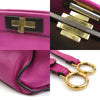Secondhand Fendi Peekaboo Pink Leather Bag