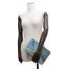 Secondhand Loewe Puzzle Blue Leather Bag