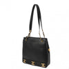 Secondhand Chanel Triple coco Black Leather Bag