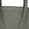 Secondhand Hermès Birkin 25 Grey Leather Bag