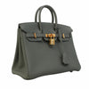 Secondhand Hermès Birkin 25 Grey Leather Bag