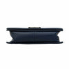 Secondhand Chanel Boy Navy Leather Bag