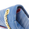 Secondhand Chanel 2,55 Blue Leather Bag
