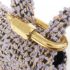Secondhand Chanel Coco Handle Purple Tweed Bag