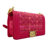 Secondhand Chanel Boy Pink Tweed Bag