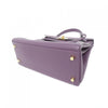 Secondhand Hermès Kelly 28 Purple Leather Bag