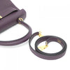 Secondhand Hermès Kelly 28 Purple Leather Bag
