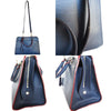 Secondhand Louis Vuitton Vaneau Blue Leather Bag
