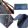 Secondhand Louis Vuitton Vaneau Blue Leather Bag