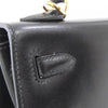 Secondhand Hermès Kelly 25 Black Leather Bag