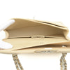 Secondhand Chanel Double flap Beige Leather Bag