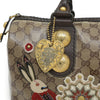 Secondhand Gucci GG crystal Brown Canvas Bag