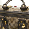 Secondhand Gucci GG crystal Brown Canvas Bag
