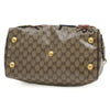 Secondhand Gucci GG crystal Brown Canvas Bag